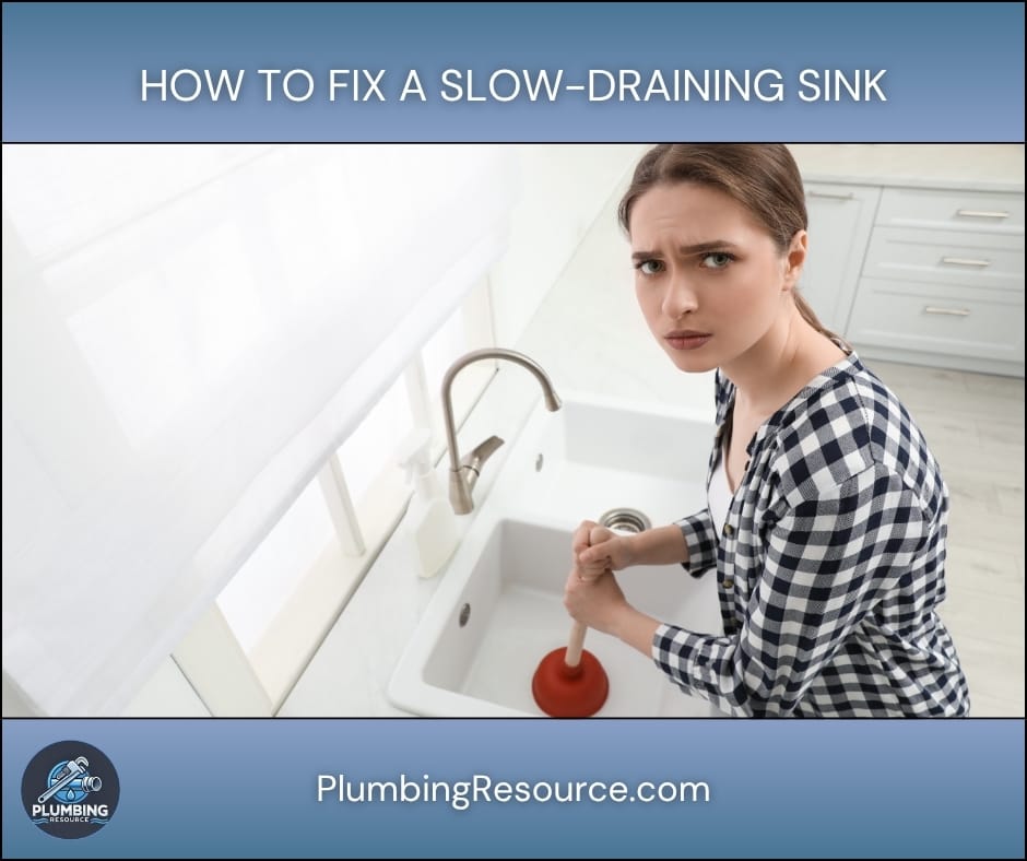 How To Fix a Slow-Draining Sink