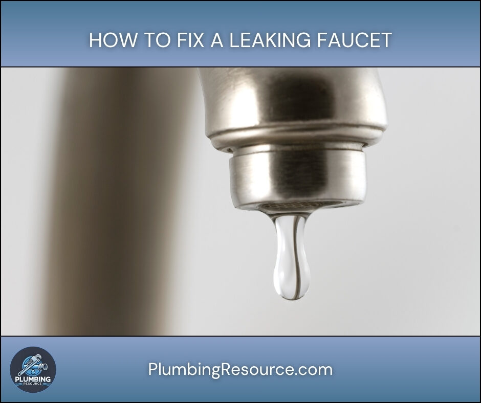 How to Repair a Leaking Faucet