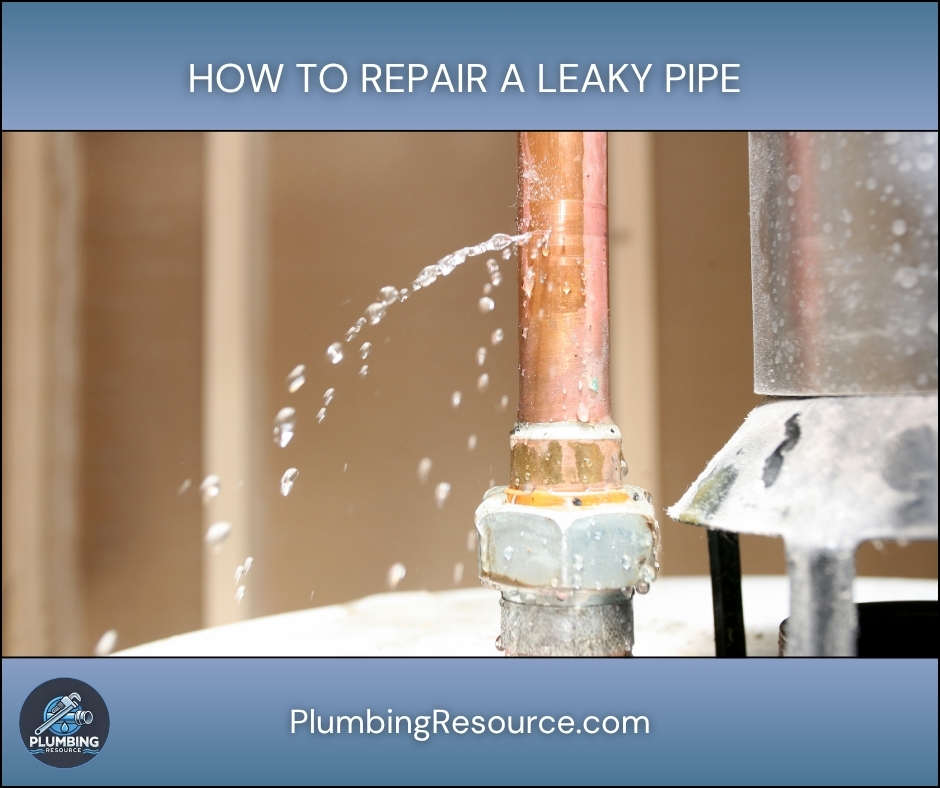 How To Repair a Leaky Pipe