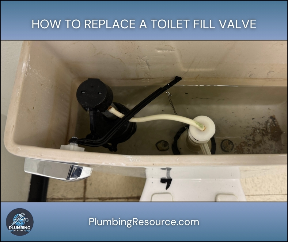 How To Replace a Toilet Fill Valve