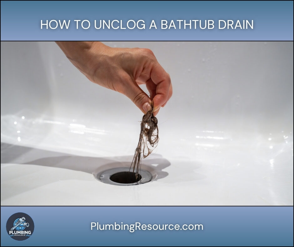 How To Unclog a Bathtub Drain