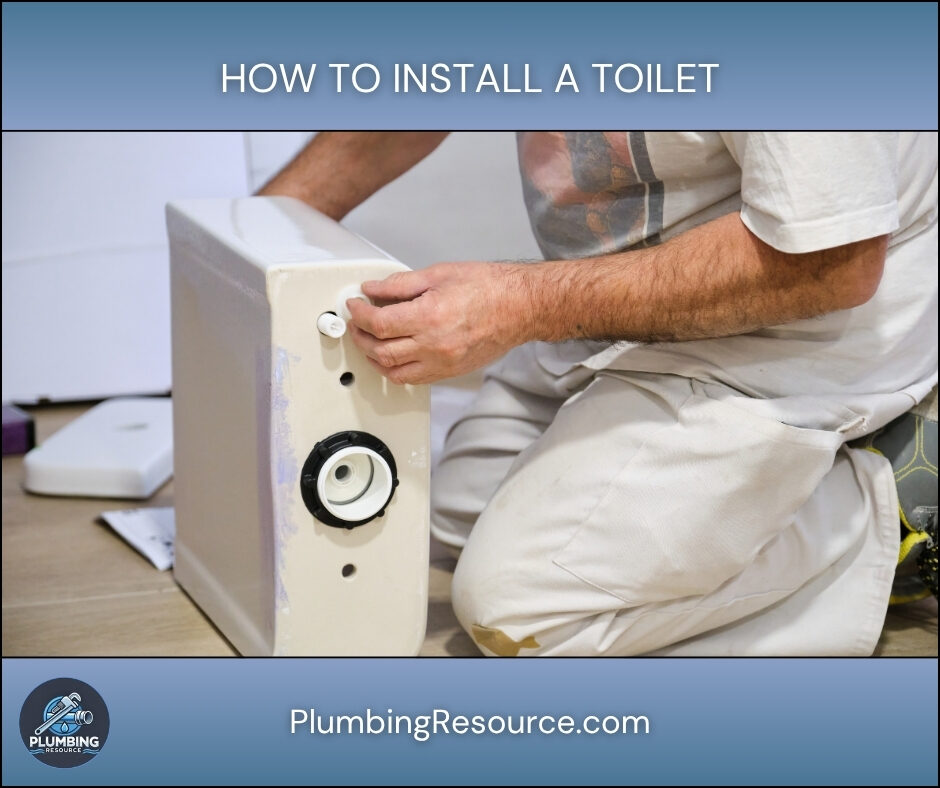 How To Install a Toilet