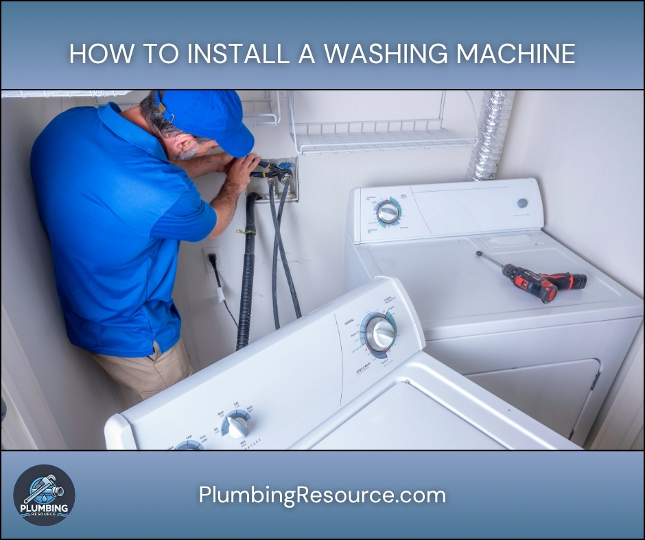 How To Install a Washing Machine