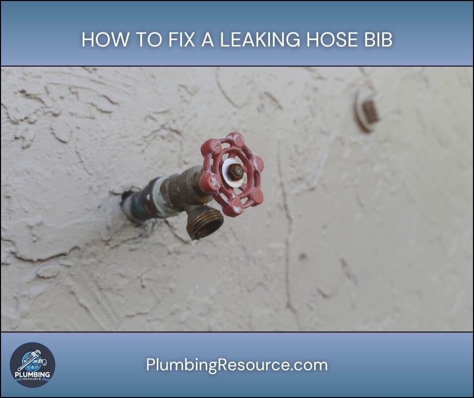 How To Fix a Leaking Hose Bib