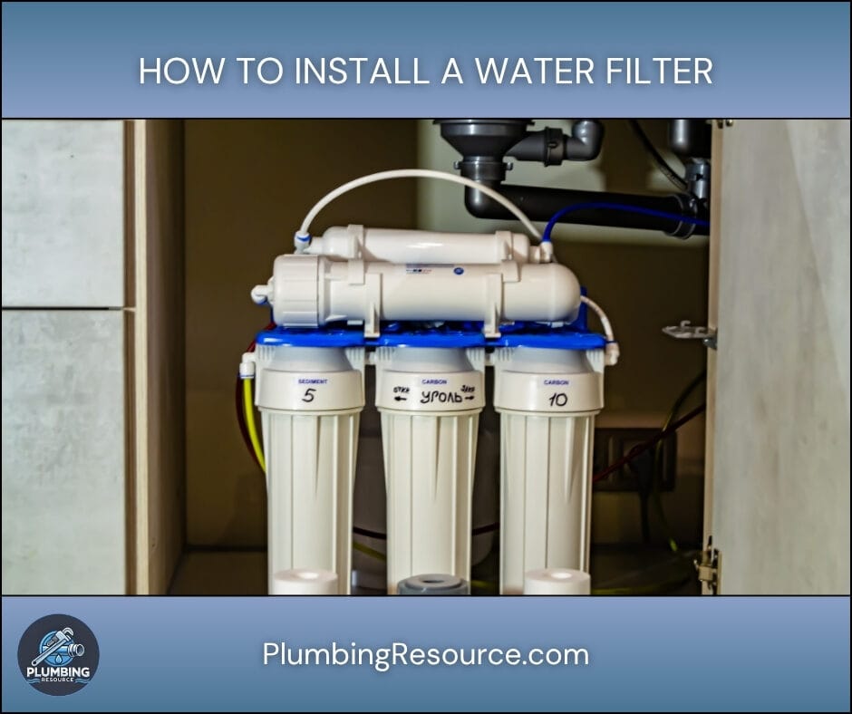 How To Install a Water Filter