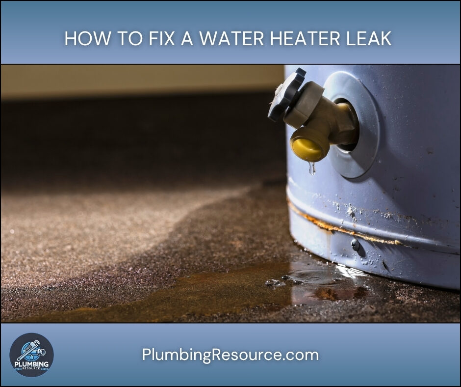 How To Fix a Water Heater Leak