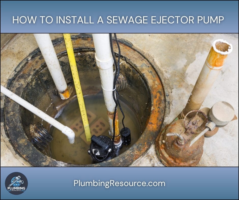How To Install a Sewage Ejector Pump