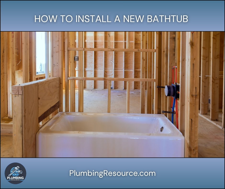 How To Install a New Bathtub