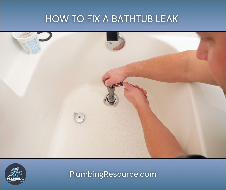 How To Fix a Bathtub Leak