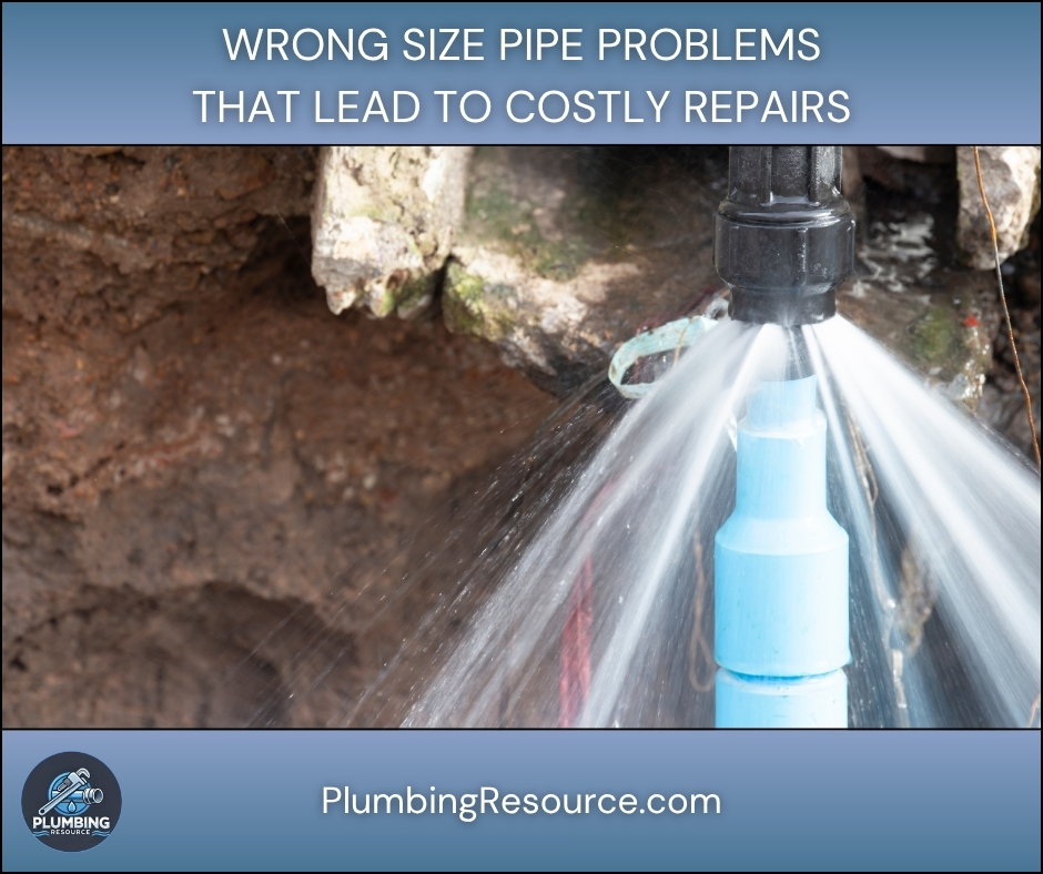 Wrong Size Pipe Problems That Lead to Costly Repairs