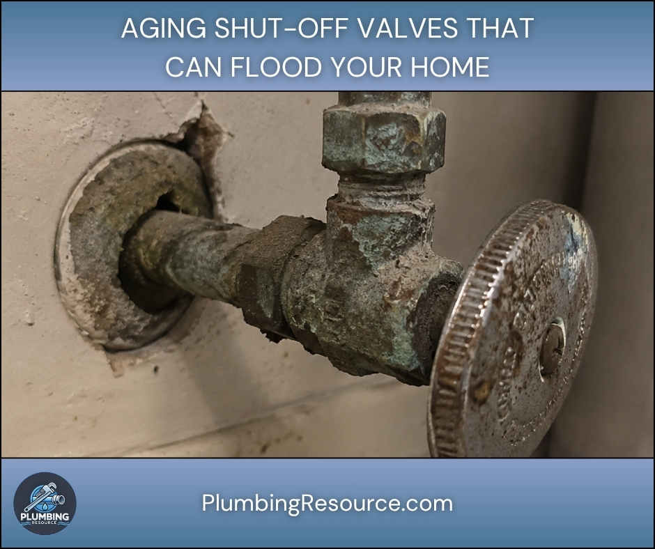 Aging Shut-Off Valves That Can Flood Your Home