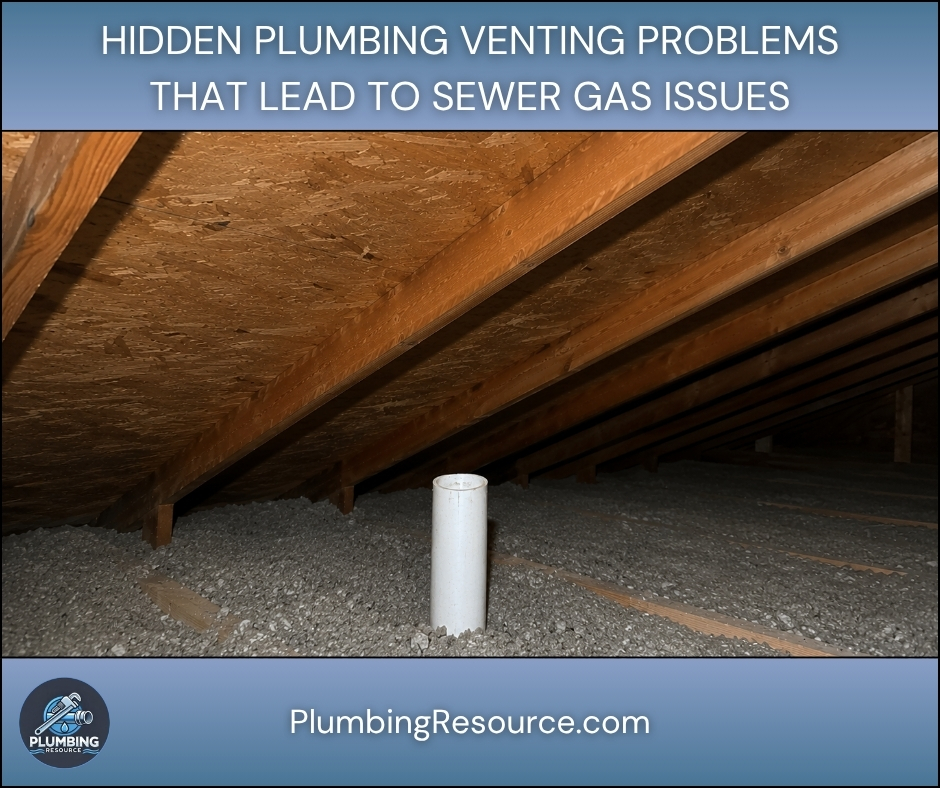 Hidden Plumbing Venting Problems That Lead to Sewer Gas Issues