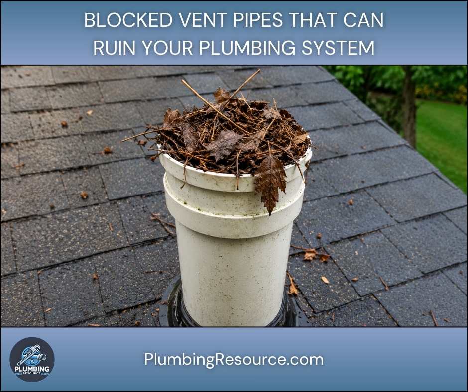 Blocked Vent Pipes That Can Ruin Your Plumbing System