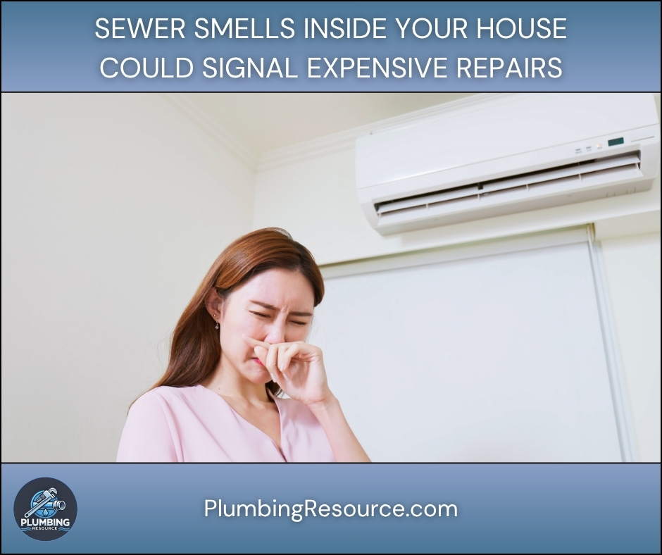 Sewer Smells Inside Your House Could Signal Expensive Repairs