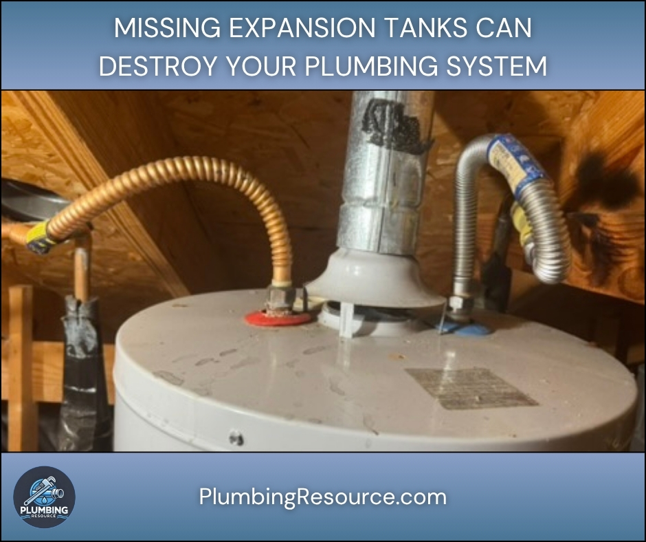 Missing Expansion Tanks Can Destroy Your Plumbing System