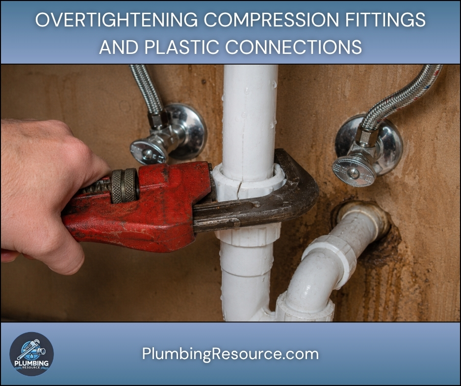 Overtightening Compression Fittings and Plastic Connections