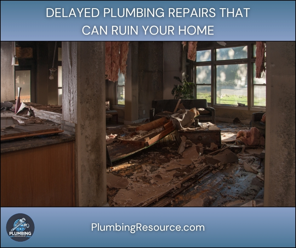 Delayed Plumbing Repairs That Can Ruin Your Home