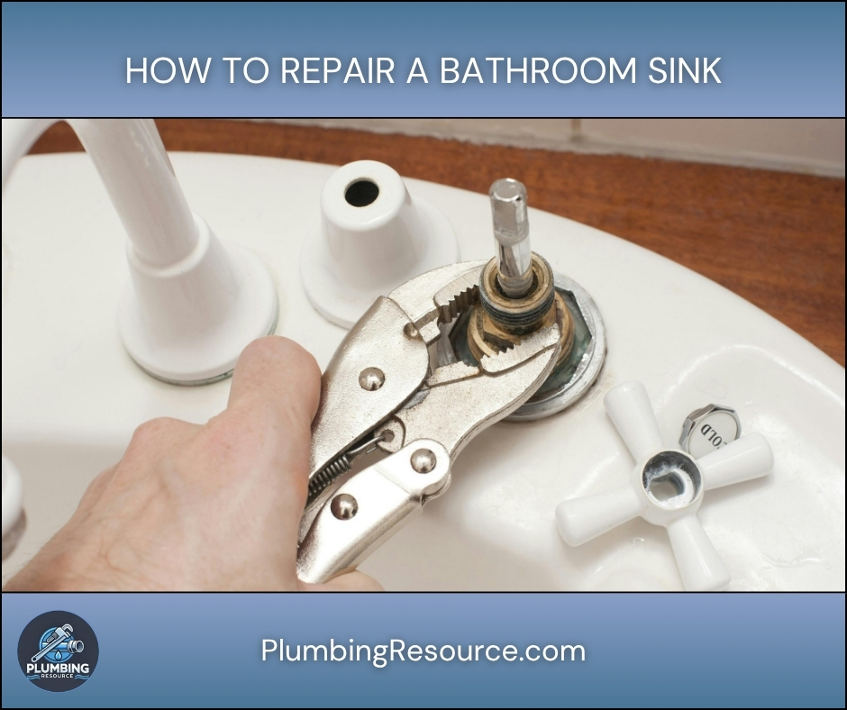 How To Repair a Bathroom Sink
