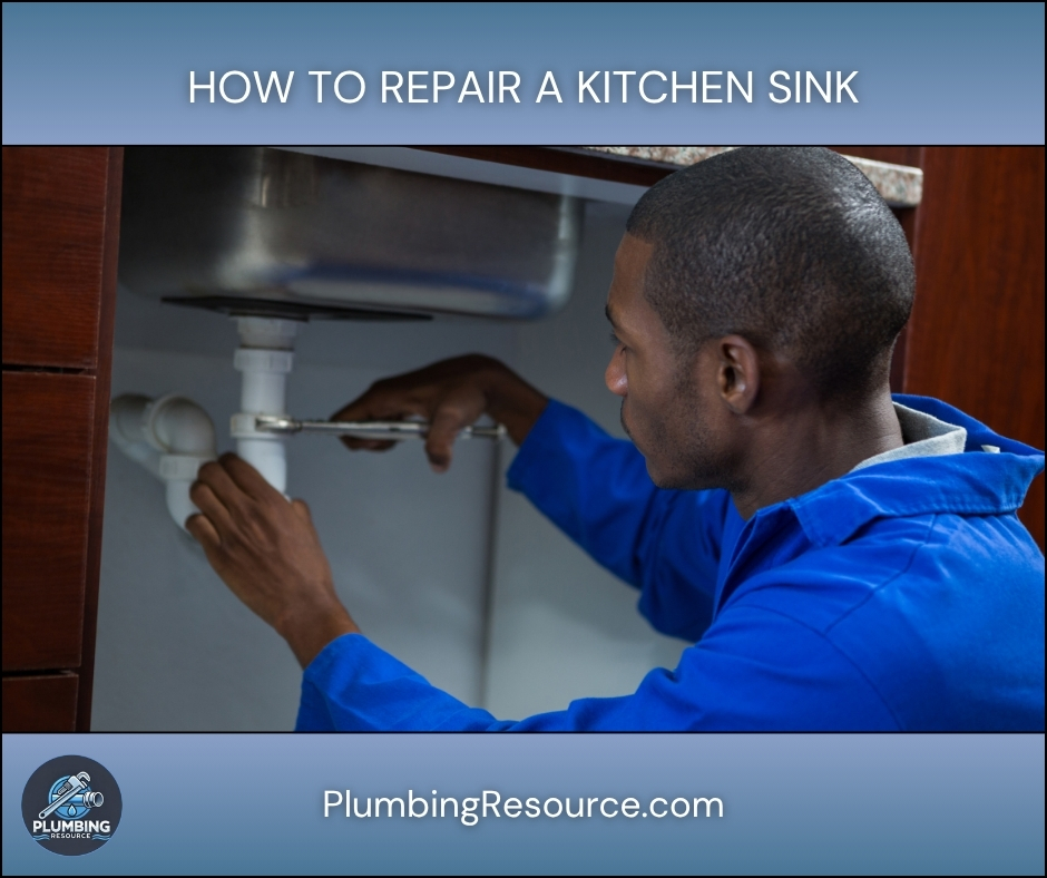 How To Repair a Kitchen Sink