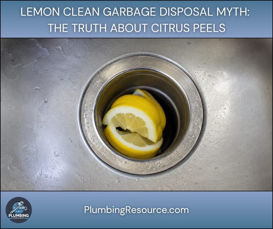 Lemon Clean Garbage Disposal Myth: The Truth About Citrus Peels