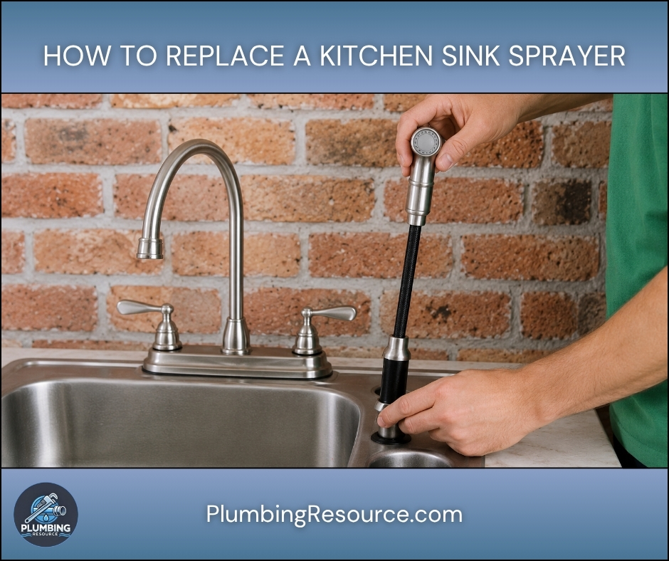 How To Replace a Kitchen Sink Sprayer