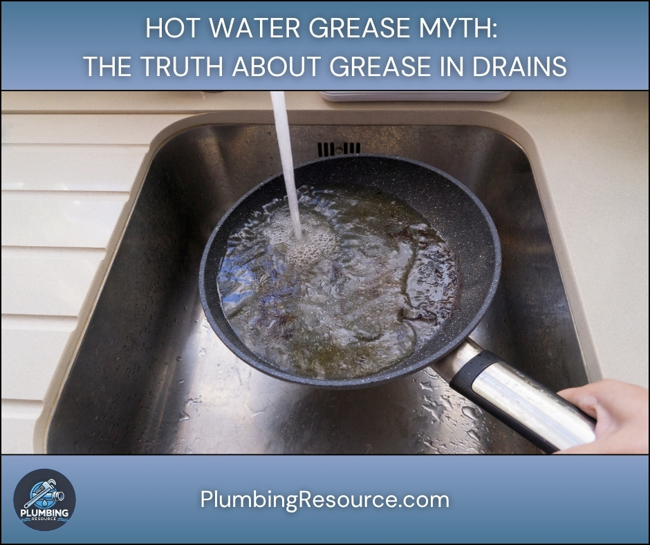 Hot Water Grease Myth: The Truth About Grease in Drains