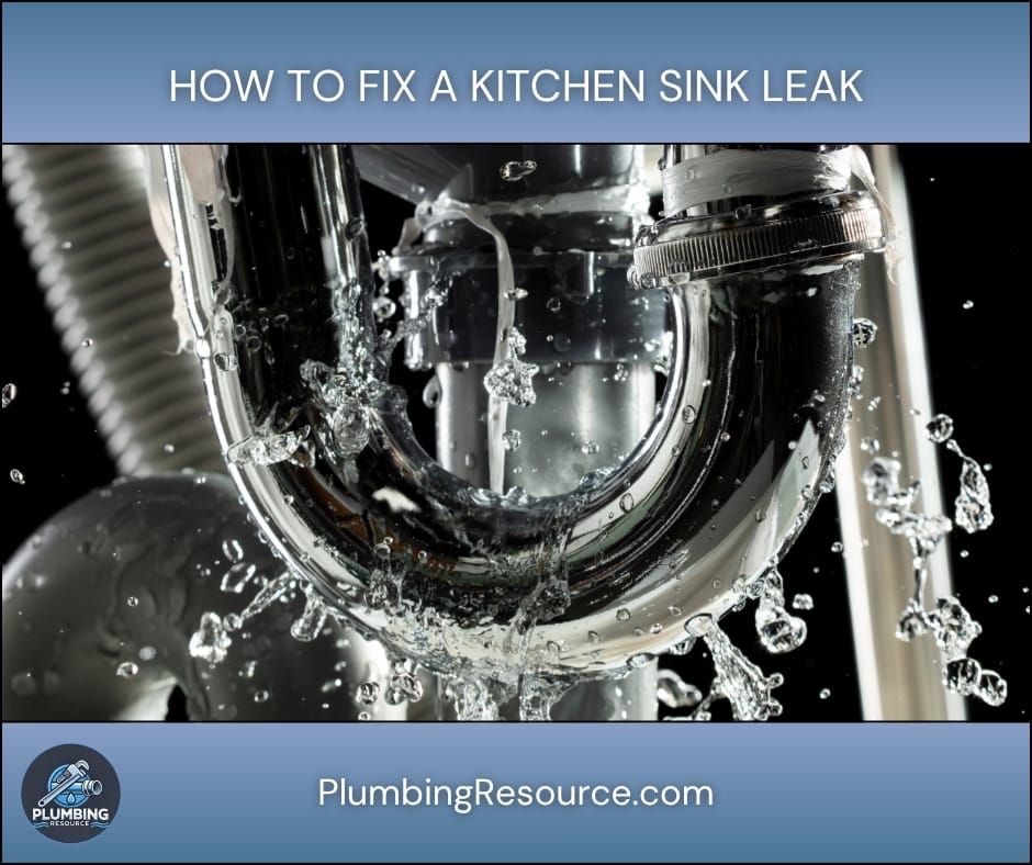 How To Fix a Kitchen Sink Leak