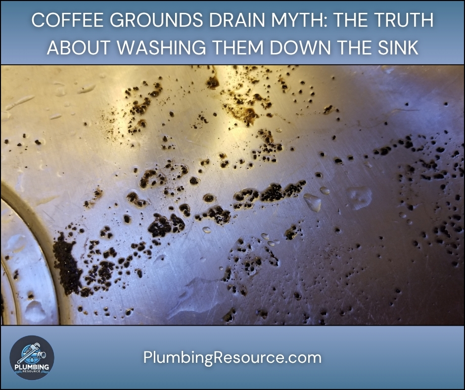 Coffee Grounds Drain Myth: The Truth About Washing Them Down the Sink