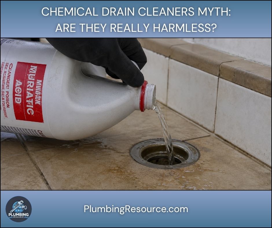 Chemical Drain Cleaners Myth: Are They Really Harmless?