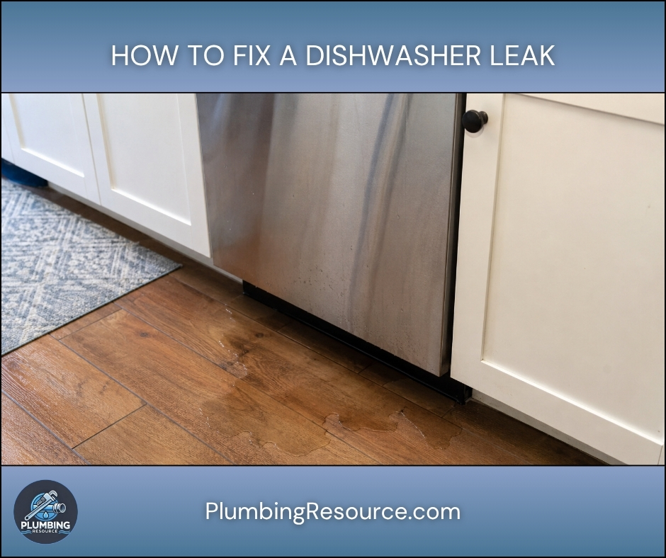 How To Fix a Dishwasher Leak