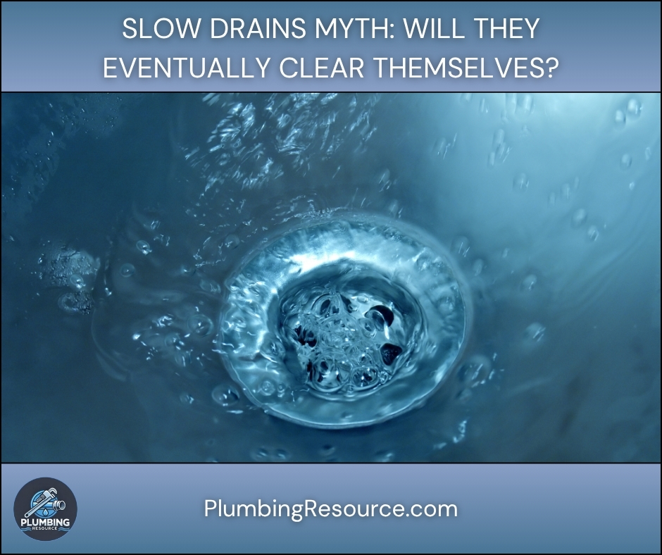 Slow Drains Myth: Will They Eventually Clear Themselves?